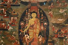 11-1 Buddha Sakyamuni and Scenes of His Previous Lives Jataka Tales, 1573-1619, Tibet - New York Metropolitan Museum Of Art.jpg